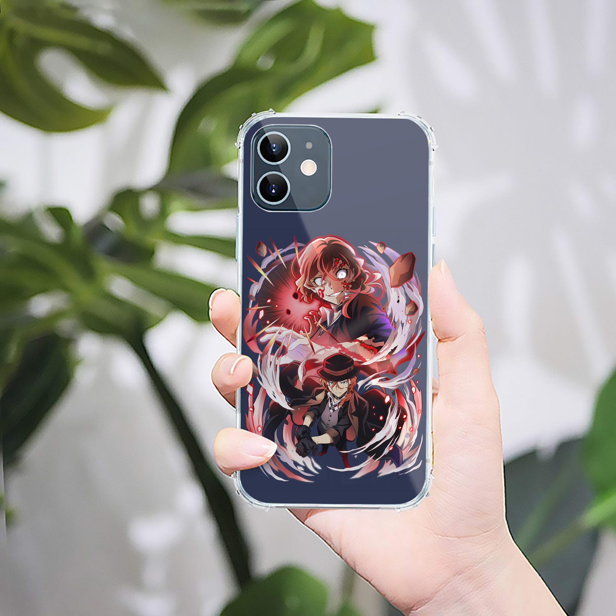 （画像用） 文豪ストレイドッグス Bungo Stray Dogs 【iPhone 12シリーズ対応】透明スマホケース（クリアソフトケース）